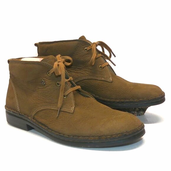 Women's Finn Comfort nubuck leather ankle desert boot UK 7.5 US 10 - Picture 2 of 9
